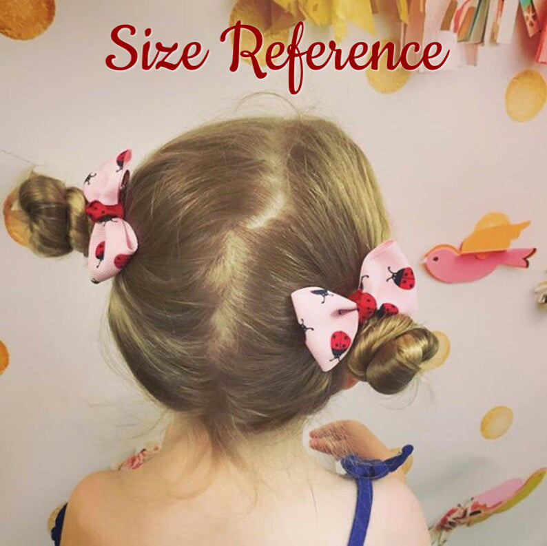 Minnie Hair Bows for Baby Girl in Red and White