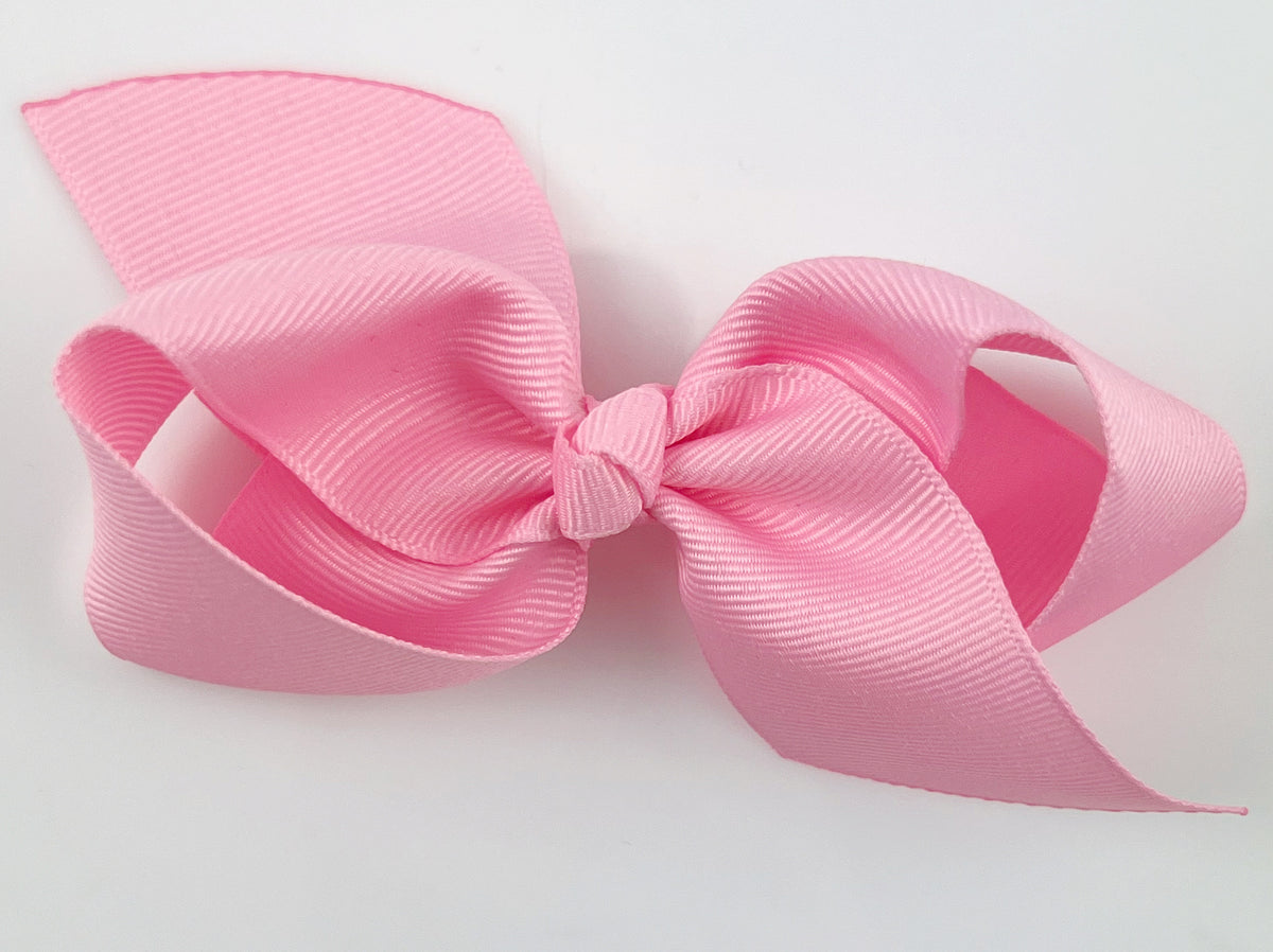 Satin Hair Bows for Women Mauve Pink