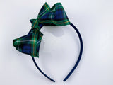 School Plaid Bow Headband | Campbell