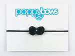 baby headbands in black / preemie sized newborn