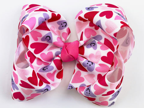 cute valentines day hair bows for girls