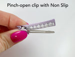 Sugar Plum Purple 3 Inch Girls Hair Bow
