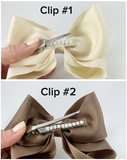 Taupe 4.5 inch Hair Bow