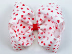 valentines day baby girl hair bows hearts