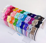 Choose Your Colors / Tiny Bow Baby Headbands / Bundle Pack