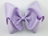 light purple 5 inch girls hair bow
