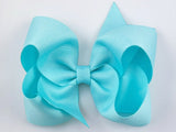 blue hair bow