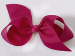 Fuchsia Loopy Hair Bow