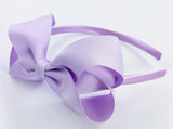Lilac Bow Headband