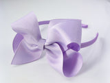Lilac Bow Headband