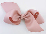 ballet pink hair bow for baby girl