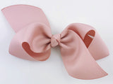 ballet pink hair bow for baby girl