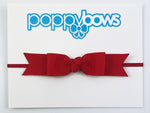 Red Baby Headband | Classic Bow