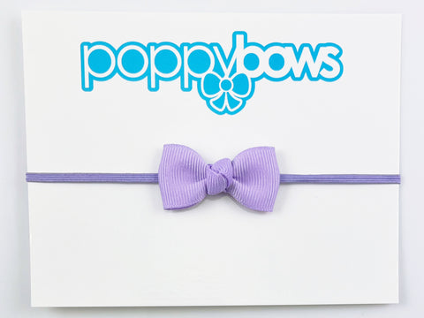 Lavender Baby Headband | Tiny Bow