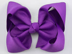 Royal Orchid 5 inch Hair Bow