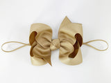 Khaki 4 inch Baby Girl Bow Headband