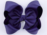 Dark Purple 5 inch Hair Bow