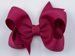 dark pink baby girl 3 inch hair bow