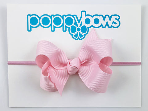 Light Pink 3 inch Baby Bow Headband