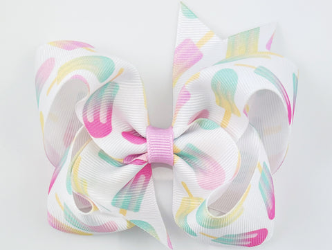 popsicle hair bow