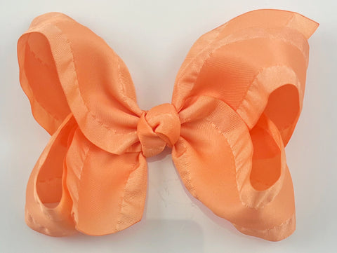 orange hair bow