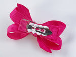 5 Pack Pink and Purple Mini Hair Bows