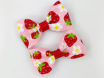 strawberry hair bows clip for baby girl