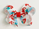little mermaid baby girl 3 inch hair bow