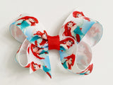 little mermaid baby girl 3 inch hair bow