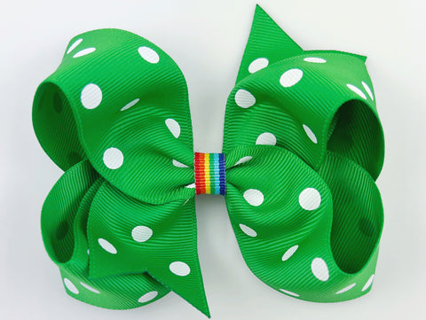 st patricks day hair bow
