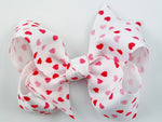 valentines day hair bow
