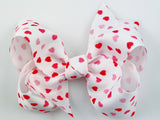 valentines day hair bow