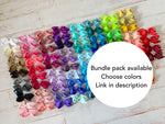 Light Periwinkle Purple Loopy Hair Bow