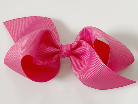 hot pink hair bow for girls