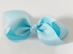 baby blue hair bow