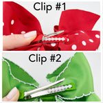 Blue Butterfly 6 inch Hair Bow