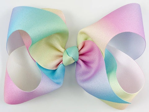 pink ombre hair bow