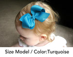 Light Periwinkle Purple Loopy Hair Bow