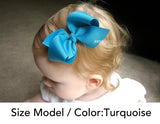 Light Periwinkle Purple Loopy Hair Bow
