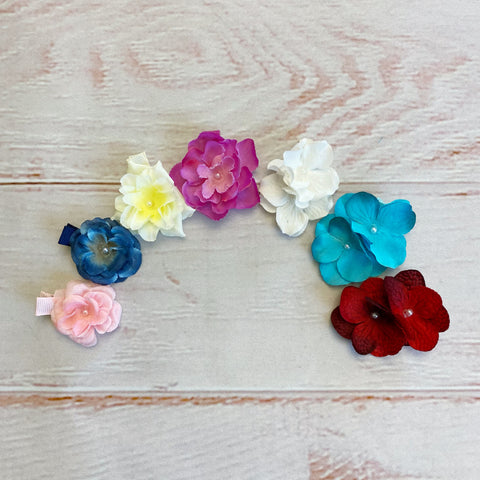 flower hair clips for baby girls