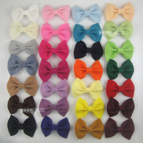 felt hair bows for baby girls