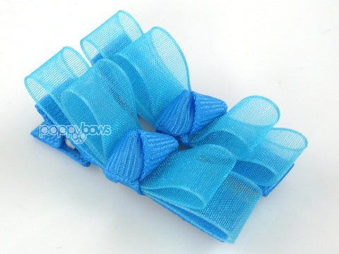 blue hair clips for baby girl