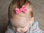 Cranberry Mini Hair Bow