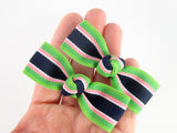 Bahama Mama Bow Hair Clips
