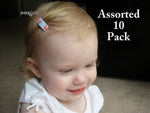 10 Pack Assorted Baby Hair Clips
