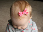 12 Mini Hair Bows - Fall/Winter Colors