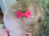 6 Pack Baby Hair Bows - Bright Colors