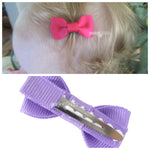 Choose Your Colors / Pinched Baby Girl Hair Bow Clips