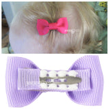 Wool Felt Baby Hair Bows - Fall 3 Pack