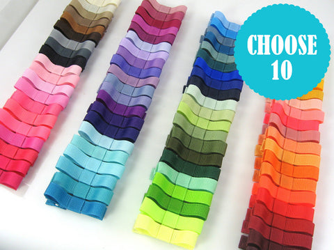 cute hair bow clips for baby girls, ribbon bows